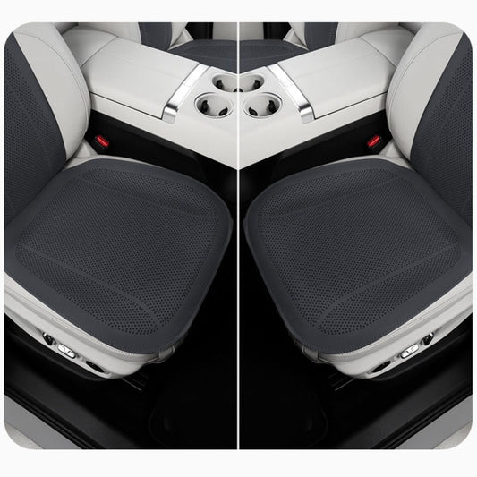 Nappa Leather Car Seat Cushion & Backrest Set