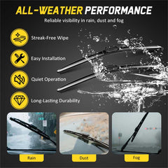 Front Wiper Blades For Kia Stonic (2020–2026)