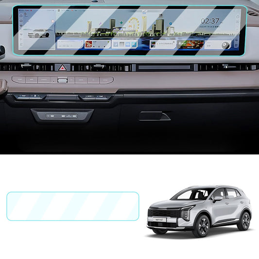 Integrated Navigation Tempered Glass Screen Protector For Kia Sportage (2025-2026)