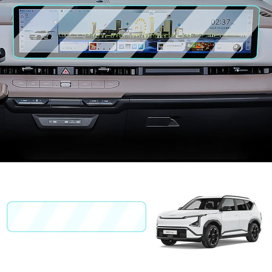 Integrated Navigation Tempered Glass Screen Protector For Kia EV5 (2025–2026)