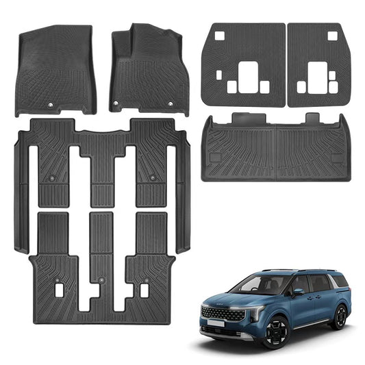 Bundle: TPE Floor Mats and Liners For Kia Carnival (2020–2026)