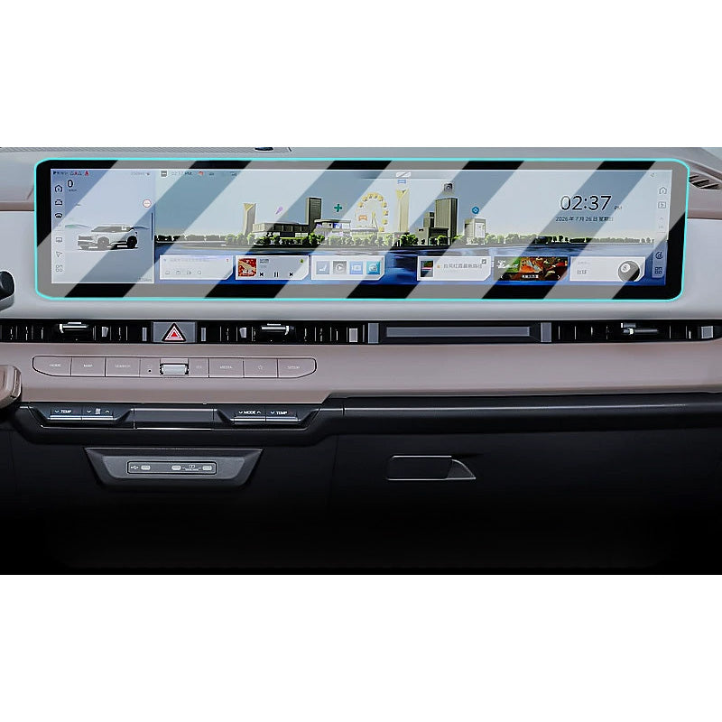 Integrated Navigation Tempered Glass Screen Protector For Kia Tasman (2025–2026)