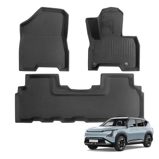 3D All-Weather XPE Floor Mats For Kia EV5 (2024–2026)