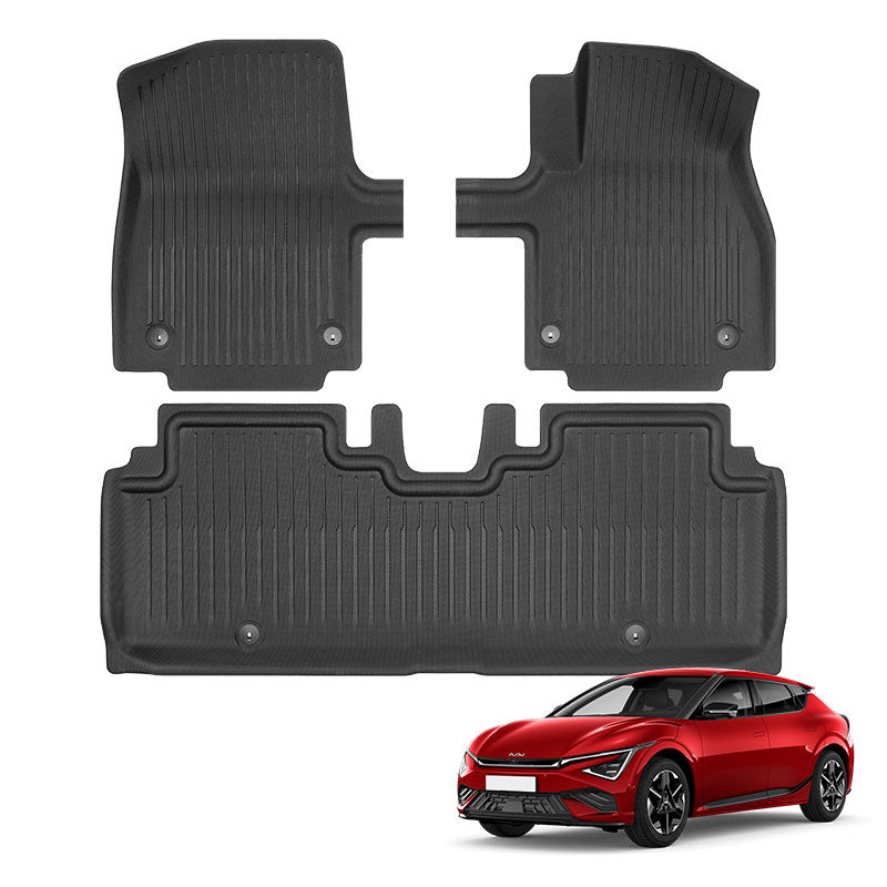 3D All-Weather XPE Floor Mats For Kia EV6 (2021-2026)