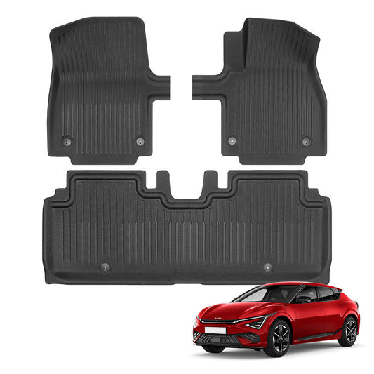 3D All-Weather XPE Floor Mats For Kia EV6 (2021-2026)