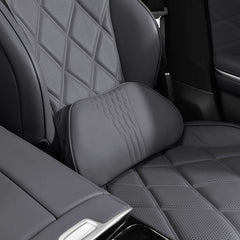 Nappa Leather Neck & Lumbar Support Pillow Pack