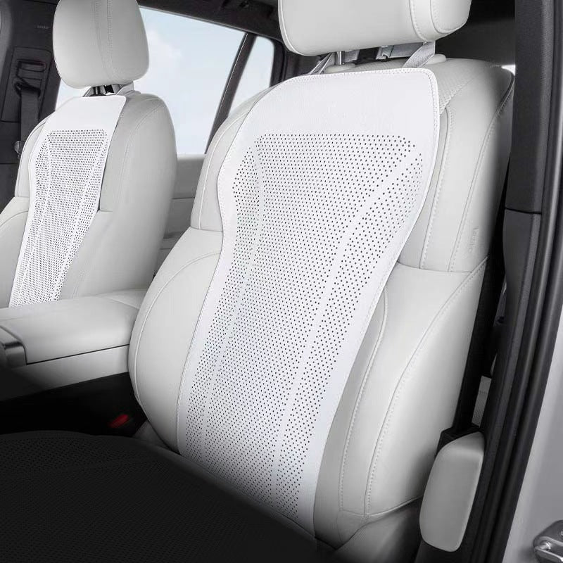 Nappa Leather Car Seat Cushion / Backrest / Full Set