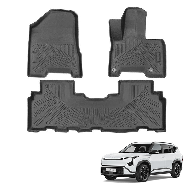 3D All-Weather TPE Floor Mats For Kia EV5 (2024–2026)