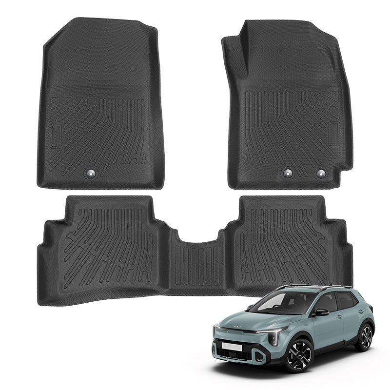 3D All-Weather TPE Floor Mats For Kia Stonic (2026)