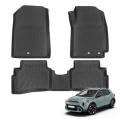 3D All-Weather TPE Floor Mats For Kia Stonic (2026)