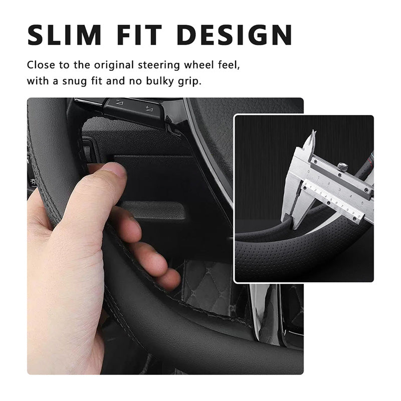 Nappa Leather Steering Wheel Cover For KIA
