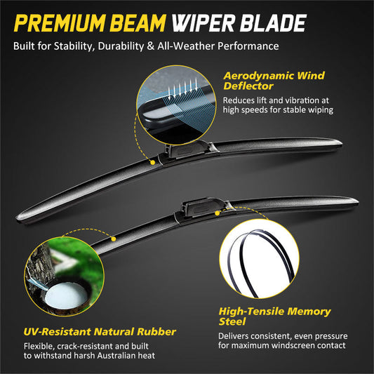 Front Wiper Blades For Kia Tasman (2025–2026)