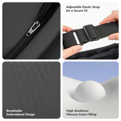 Nappa Leather Neck & Lumbar Support Pillow Pack