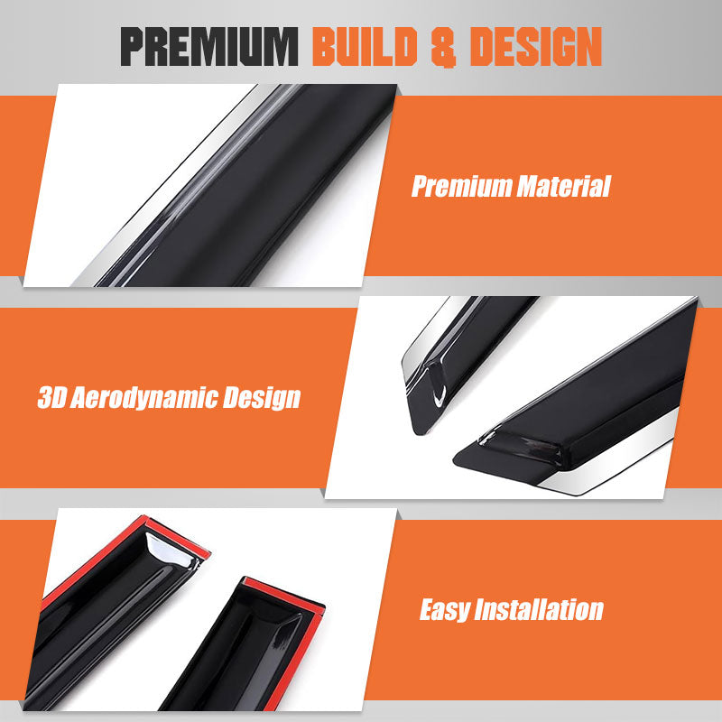 Weather Shields Window Visors For Kia Carnival (2021–2026)