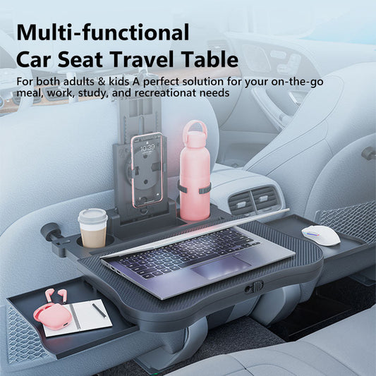 Multi-Functional Foldable Car Back Seat Tray Table