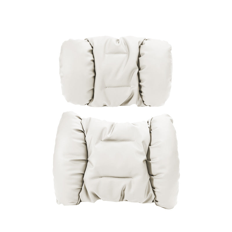 Nappa Leather Padded Neck & Lumbar Support Pillow