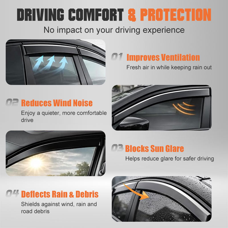Weather Shields Window Visors For Kia EV5 (2024–2026)