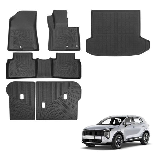 Bundle: TPE Floor Mats and Liners For Kia Sportage NQ5 without Subwoofer(2026)