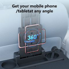 Multi-Functional Foldable Car Back Seat Tray Table