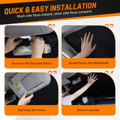 Windscreen Sunshade For Kia EV3 (2025–2026)