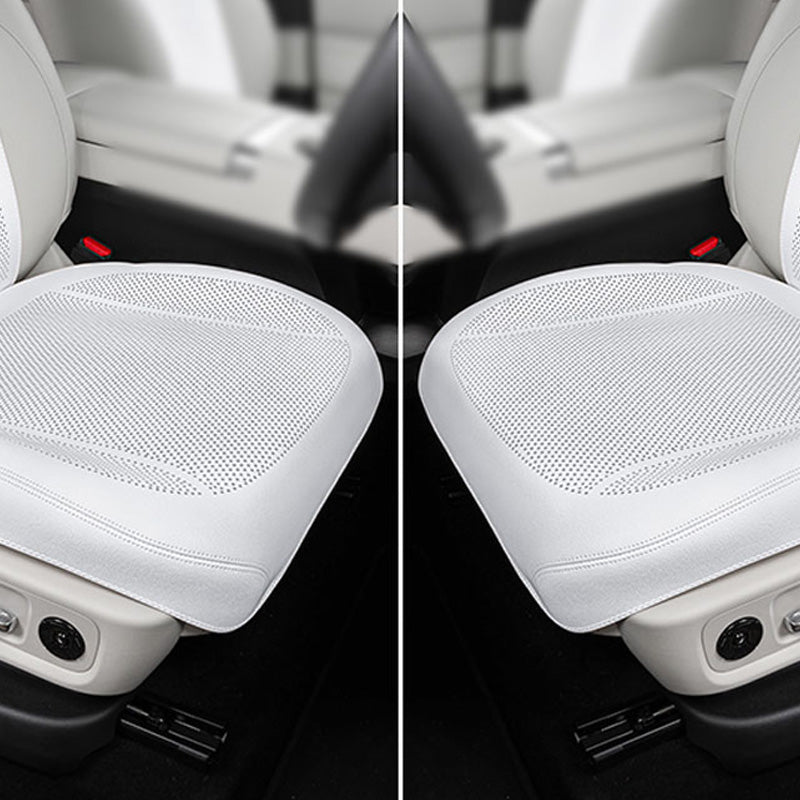 Nappa Leather Car Seat Cushion / Backrest / Full Set