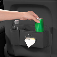 Multifunctional Cup Holder Tissue Box Organizer For KIA