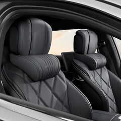 Nappa Leather Neck & Lumbar Support Pillow Pack