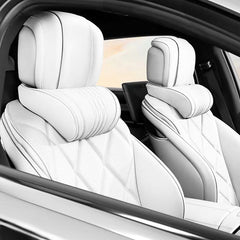 Nappa Leather Neck & Lumbar Support Pillow Pack