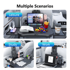 Multi-Functional Foldable Car Back Seat Tray Table
