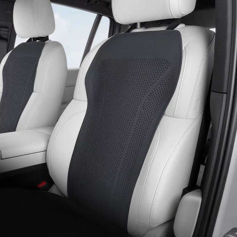 Nappa Leather Car Seat Cushion / Backrest / Full Set