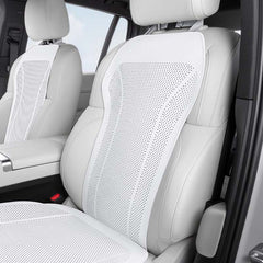 Nappa Leather Car Seat Cushion & Backrest Set