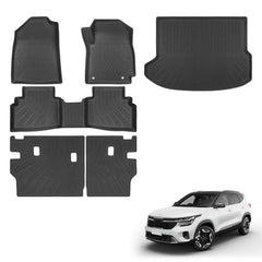 Bundle: TPE Floor Mats and Liners For Kia Seltos (2022–2026)