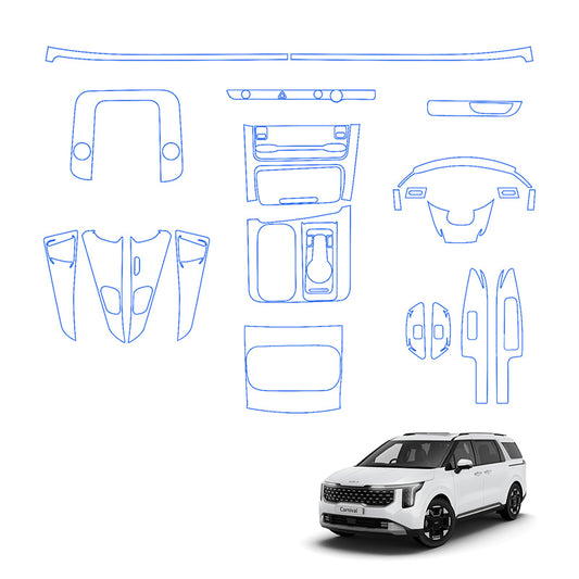 TPU Interior Protection Film For Kia Carnival (2026)