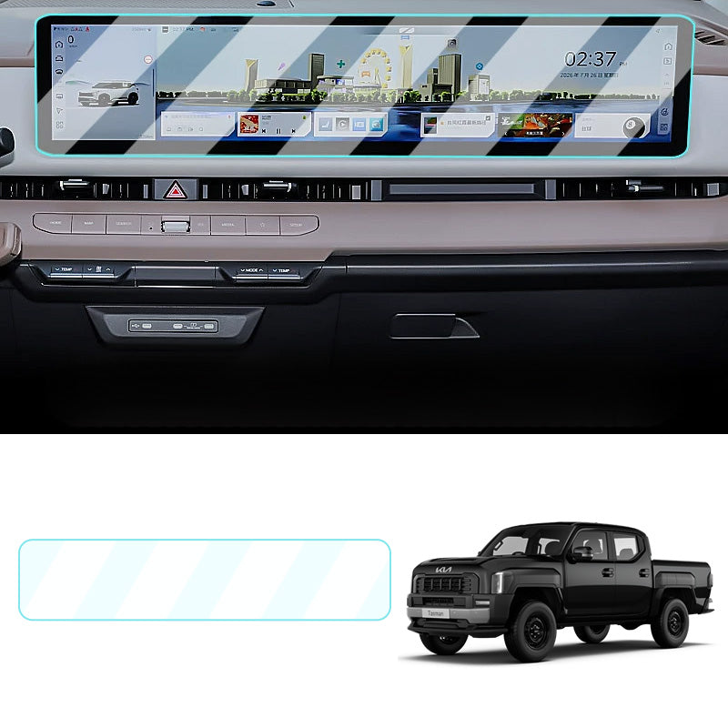 Integrated Navigation Tempered Glass Screen Protector For Kia Tasman (2025–2026)